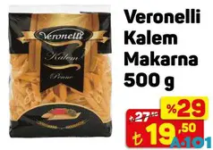 VERONELLİ KALEM MAKARNA 500 G
